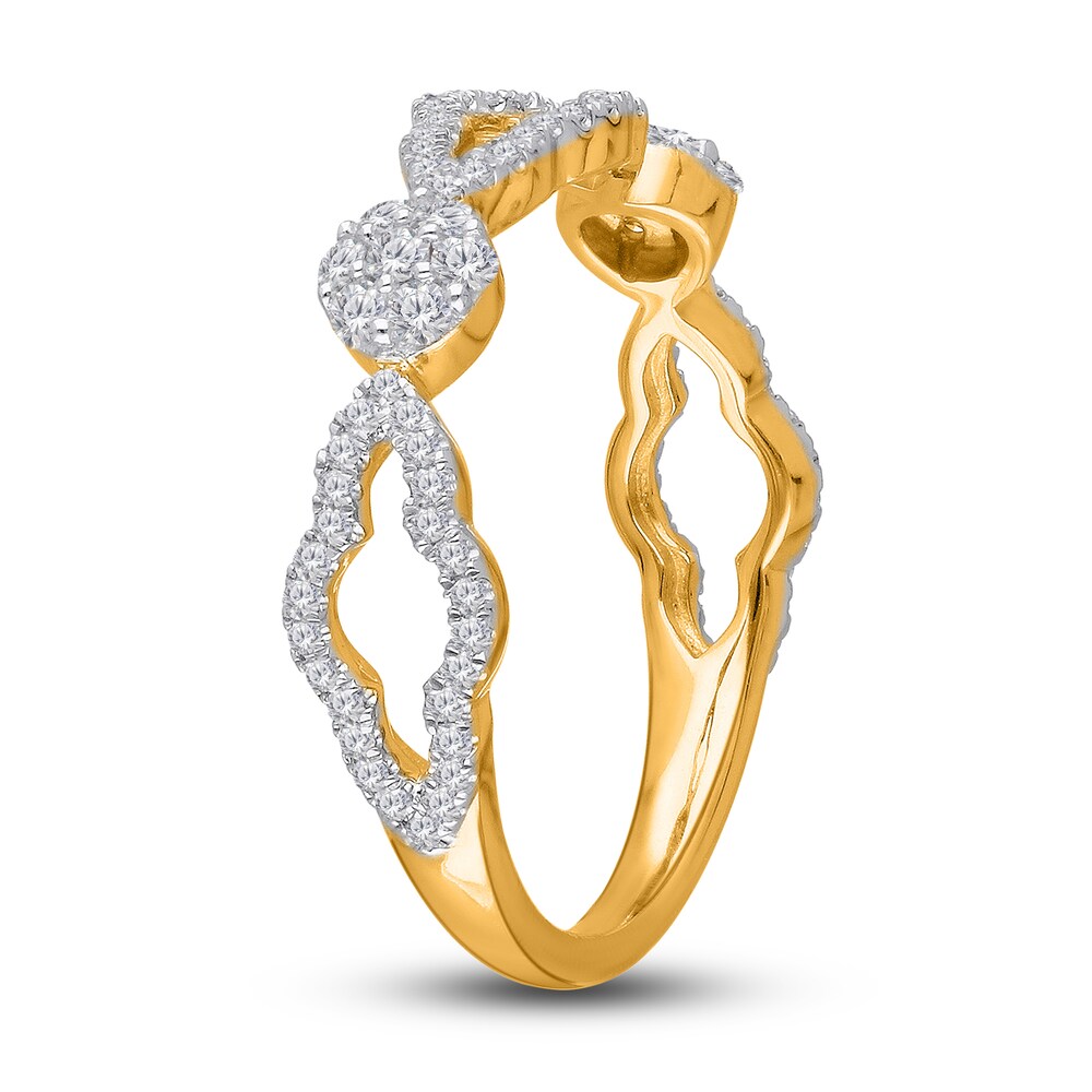 Kallati Diamond Ring 3/8 ct tw Round 14K Yellow Gold B2QEGuf5 Kallati Diamond Ring 3/8 ct tw Round 14K Yellow Gold B2QEGuf5