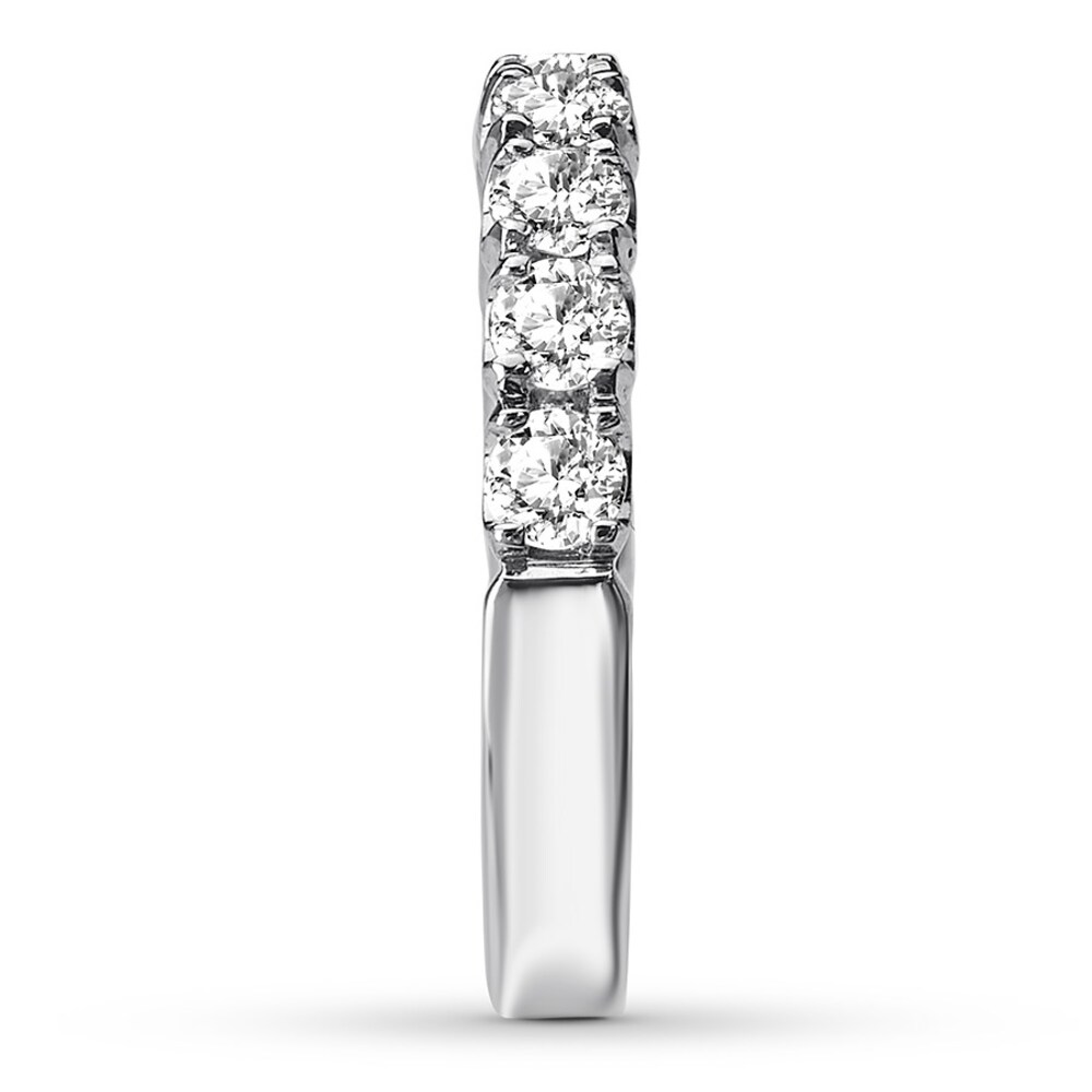 Diamond Anniversary Band 1 carat tw Round-cut 14K White Gold B2ehLZtk Diamond Anniversary Band 1 carat tw Round-cut 14K White Gold B2ehLZtk