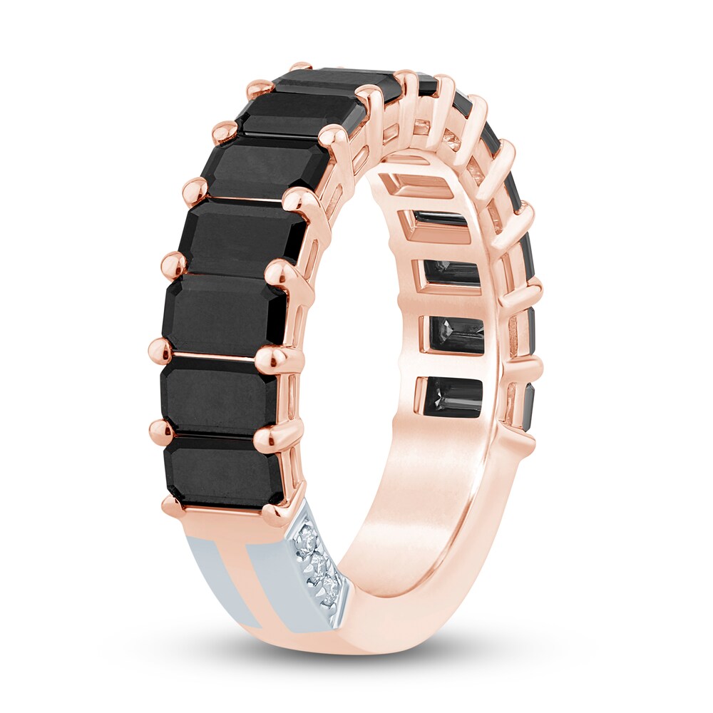 Pnina Tornai Black Diamond Eternity Ring 4 ct tw Emerald 14K Rose Gold BB4WWxoX Pnina Tornai Black Diamond Eternity Ring 4 ct tw Emerald 14K Rose Gold BB4WWxoX