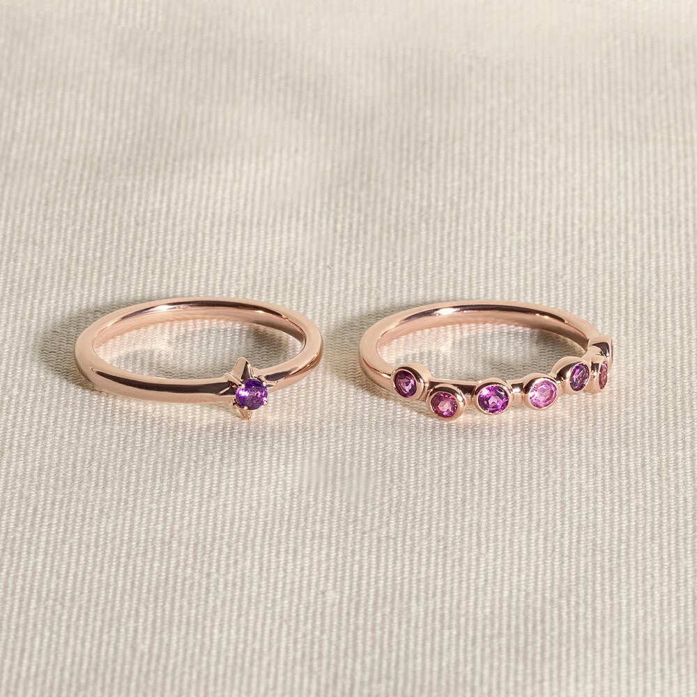 Juliette Maison Natural Rhodalite Garnet & Natural Ruby Ring 10K White Gold BCVLKYuN Juliette Maison Natural Rhodalite Garnet & Natural Ruby Ring 10K White Gold BCVLKYuN