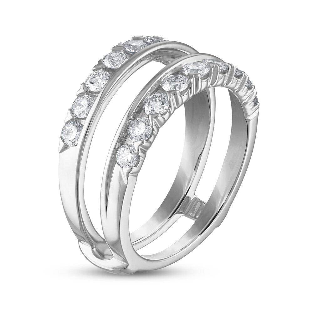 Diamond Enhancer Ring 1 ct tw Round 14K White Gold BbNh28f6 Diamond Enhancer Ring 1 ct tw Round 14K White Gold BbNh28f6