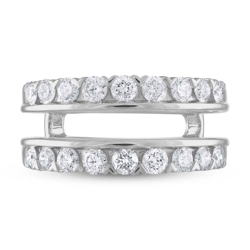 Diamond Enhancer Ring 1 ct tw Round 14K White Gold BbNh28f6 Diamond Enhancer Ring 1 ct tw Round 14K White Gold BbNh28f6