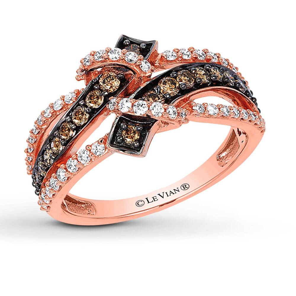 Le Vian Chocolate Diamonds 3/4 ct tw Ring 14K Strawberry Gold BmPa0ftN Le Vian Chocolate Diamonds 3/4 ct tw Ring 14K Strawberry Gold BmPa0ftN