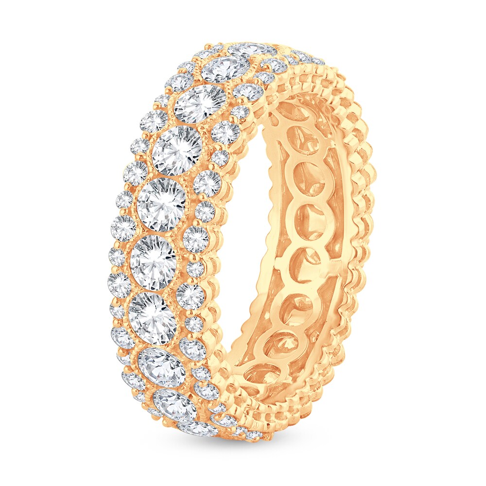 Diamond Eternity Band 3 ct tw Round 14K Yellow Gold BoXH3J4Q Diamond Eternity Band 3 ct tw Round 14K Yellow Gold BoXH3J4Q
