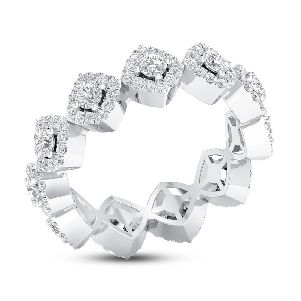 Diamond Eternity Band 1 ct tw Round 14K White Gold Bu1xbdHZ Diamond Eternity Band 1 ct tw Round 14K White Gold Bu1xbdHZ