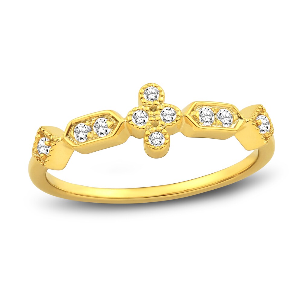 Diamond Ring 1/6 ct tw Round 14K Yellow Gold BvWboq0L Diamond Ring 1/6 ct tw Round 14K Yellow Gold BvWboq0L