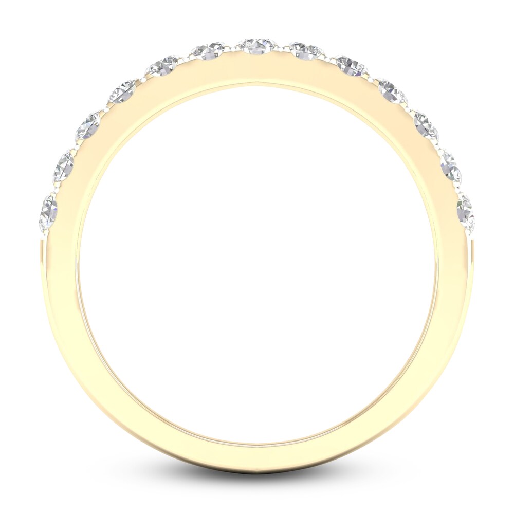 Diamond Wedding Band 1/2 ct tw Round 14K Yellow Gold ByVrTxqw Diamond Wedding Band 1/2 ct tw Round 14K Yellow Gold ByVrTxqw