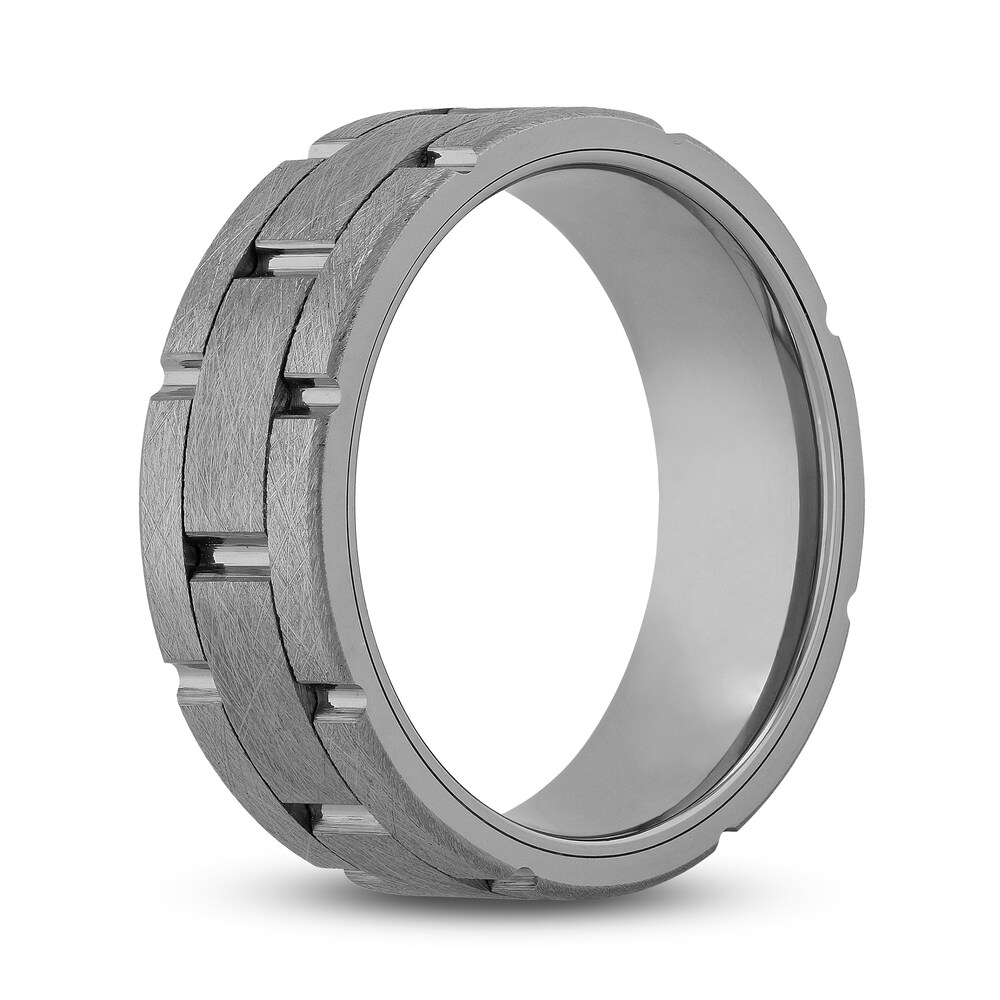Brick Wedding Band Tungsten 8mm CBLSFvQ0 Brick Wedding Band Tungsten 8mm CBLSFvQ0