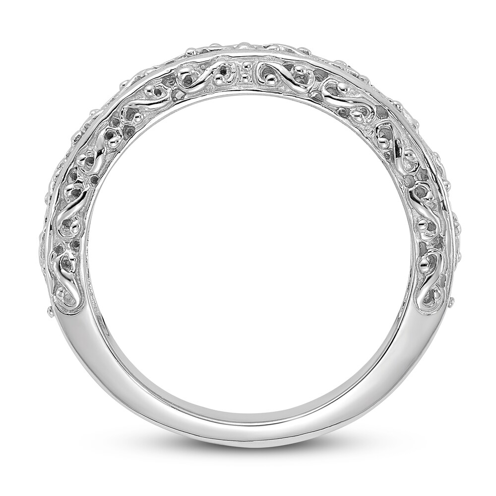 Filigree Design Anniversary Band 14K White Gold CDYChqpa Filigree Design Anniversary Band 14K White Gold CDYChqpa