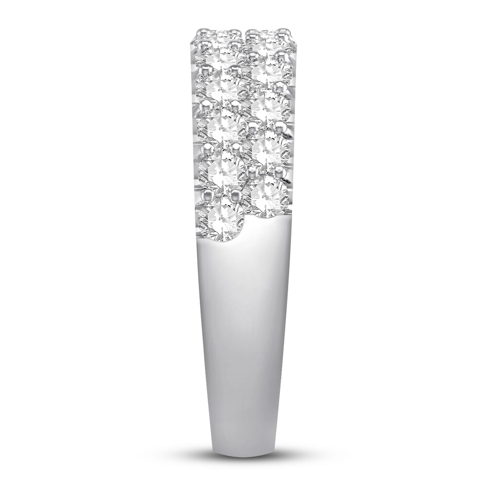 Diamond Anniversary Band 1-1/2 ct tw Round 14K White Gold CHAqLc27 Diamond Anniversary Band 1-1/2 ct tw Round 14K White Gold CHAqLc27