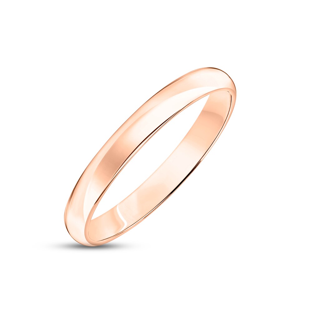 Polished Wedding Band 14K Rose Gold 3.0mm CJzn3naY Polished Wedding Band 14K Rose Gold 3.0mm CJzn3naY