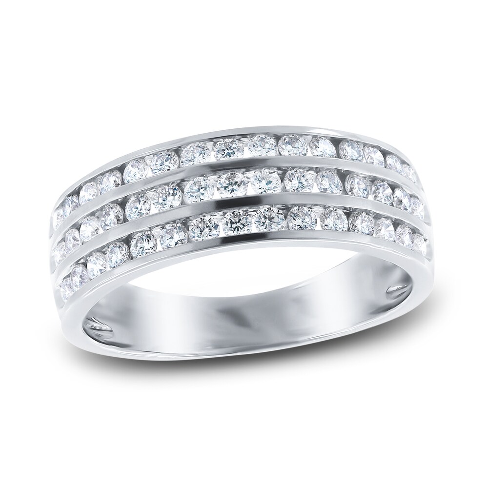 Diamond Anniversary Ring 3/4 ct tw Round 14K White Gold COOmzyr7 Diamond Anniversary Ring 3/4 ct tw Round 14K White Gold COOmzyr7