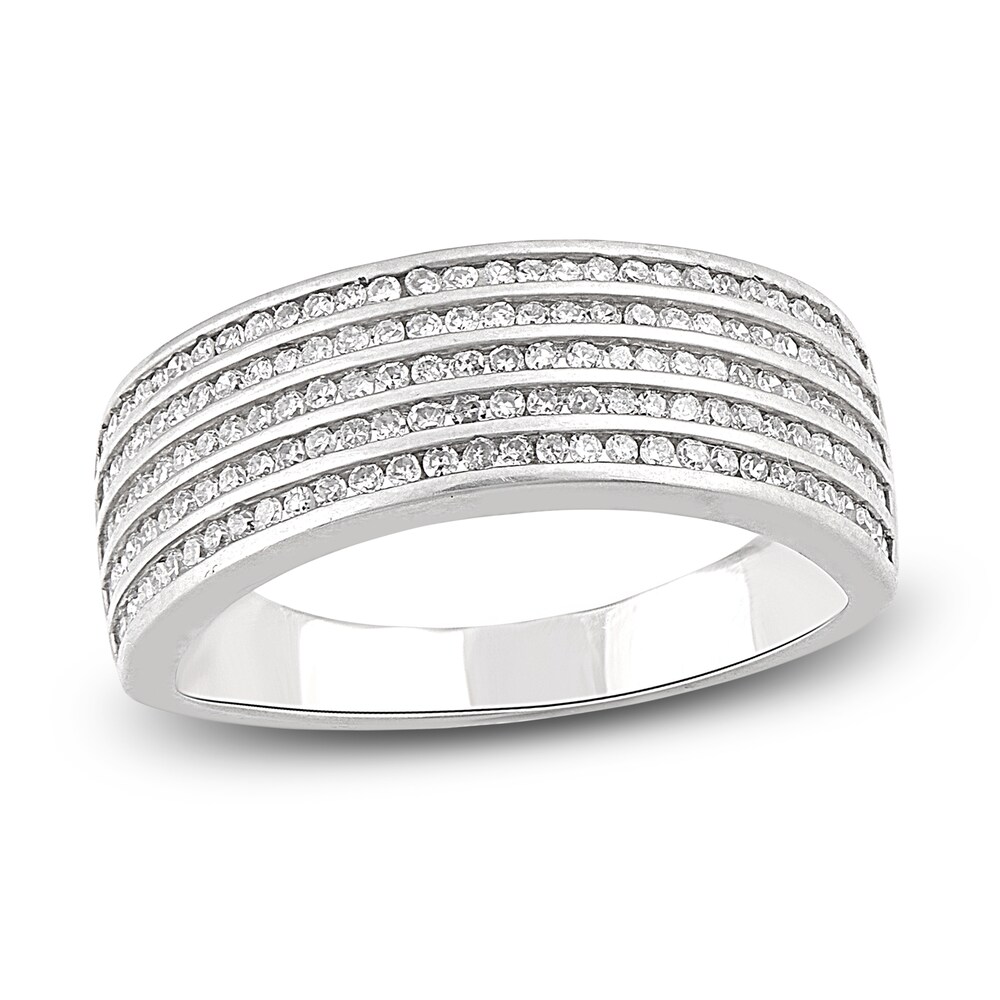 Diamond Anniversary Band 1/2 ct tw Round 14K White Gold CUHlA5cA Diamond Anniversary Band 1/2 ct tw Round 14K White Gold CUHlA5cA