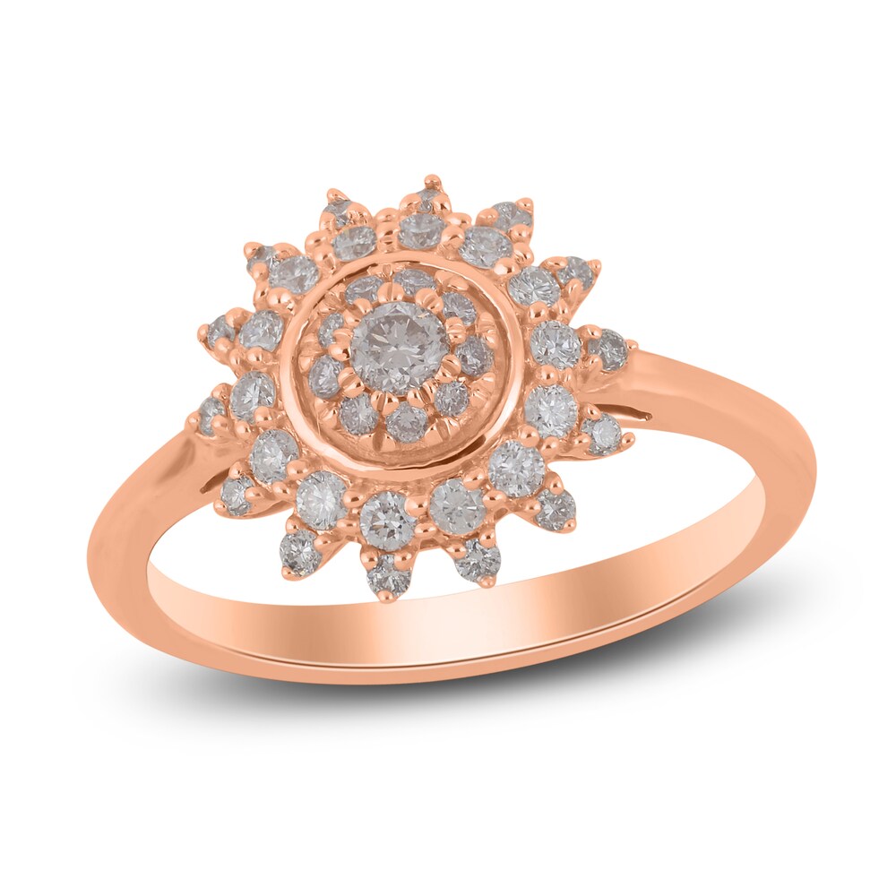 Diamond Ring 1/2 ct tw Round 14K Rose Gold CXRWN229 Diamond Ring 1/2 ct tw Round 14K Rose Gold CXRWN229