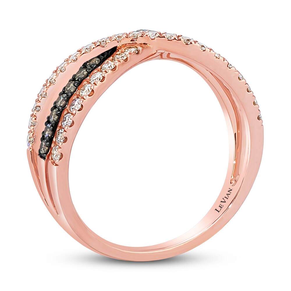 Le Vian Chocolate Diamond Ring 5/8 ct tw Round 14K Strawberry Gold CdNn3fDu Le Vian Chocolate Diamond Ring 5/8 ct tw Round 14K Strawberry Gold CdNn3fDu