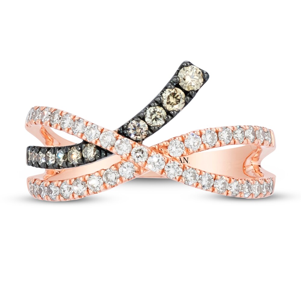 Le Vian Chocolate Diamond Ring 5/8 ct tw Round 14K Strawberry Gold CdNn3fDu Le Vian Chocolate Diamond Ring 5/8 ct tw Round 14K Strawberry Gold CdNn3fDu