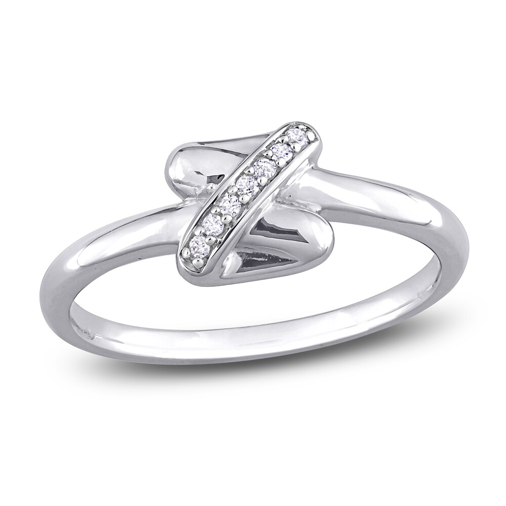 Y-Knot Ring Diamond Accents 14K White Gold CdzcWFIs Y-Knot Ring Diamond Accents 14K White Gold CdzcWFIs