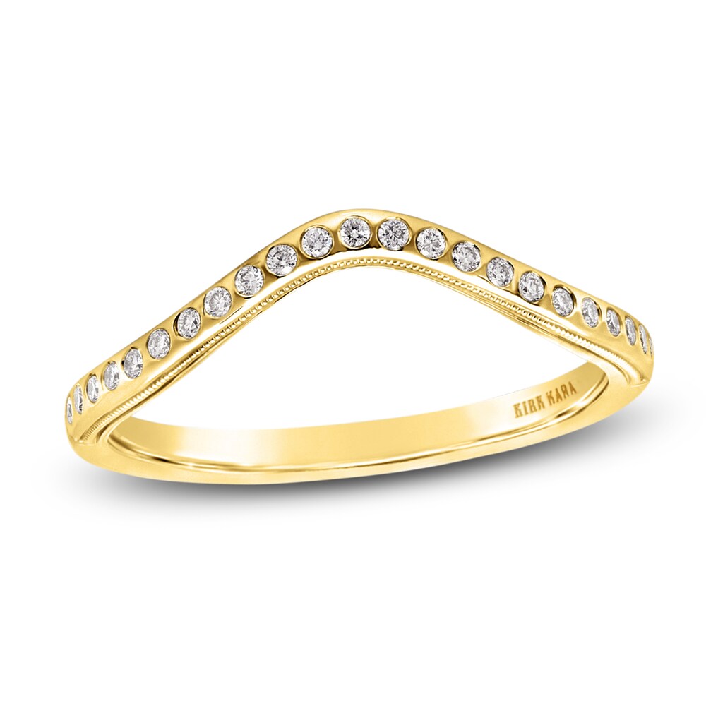 Kirk Kara Diamond Contour Wedding Band 1/10 ct tw Round 14K Yellow Gold Cm0Wh7Y5 Kirk Kara Diamond Contour Wedding Band 1/10 ct tw Round 14K Yellow Gold Cm0Wh7Y5