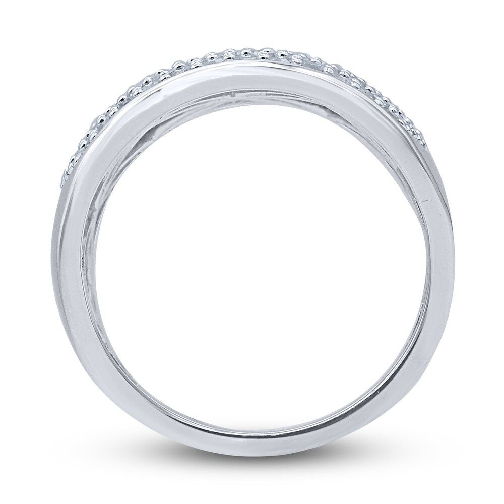 Diamond Pave Anniversary Band 1 ct tw Round 14K White Gold CuBcDI4f Diamond Pave Anniversary Band 1 ct tw Round 14K White Gold CuBcDI4f