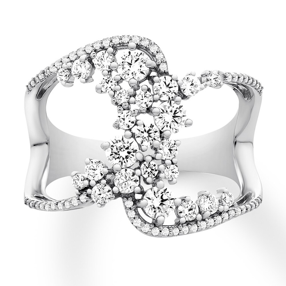 Diamond Ring 1 carat tw Round 10K White Gold D1kKRJXY Diamond Ring 1 carat tw Round 10K White Gold D1kKRJXY