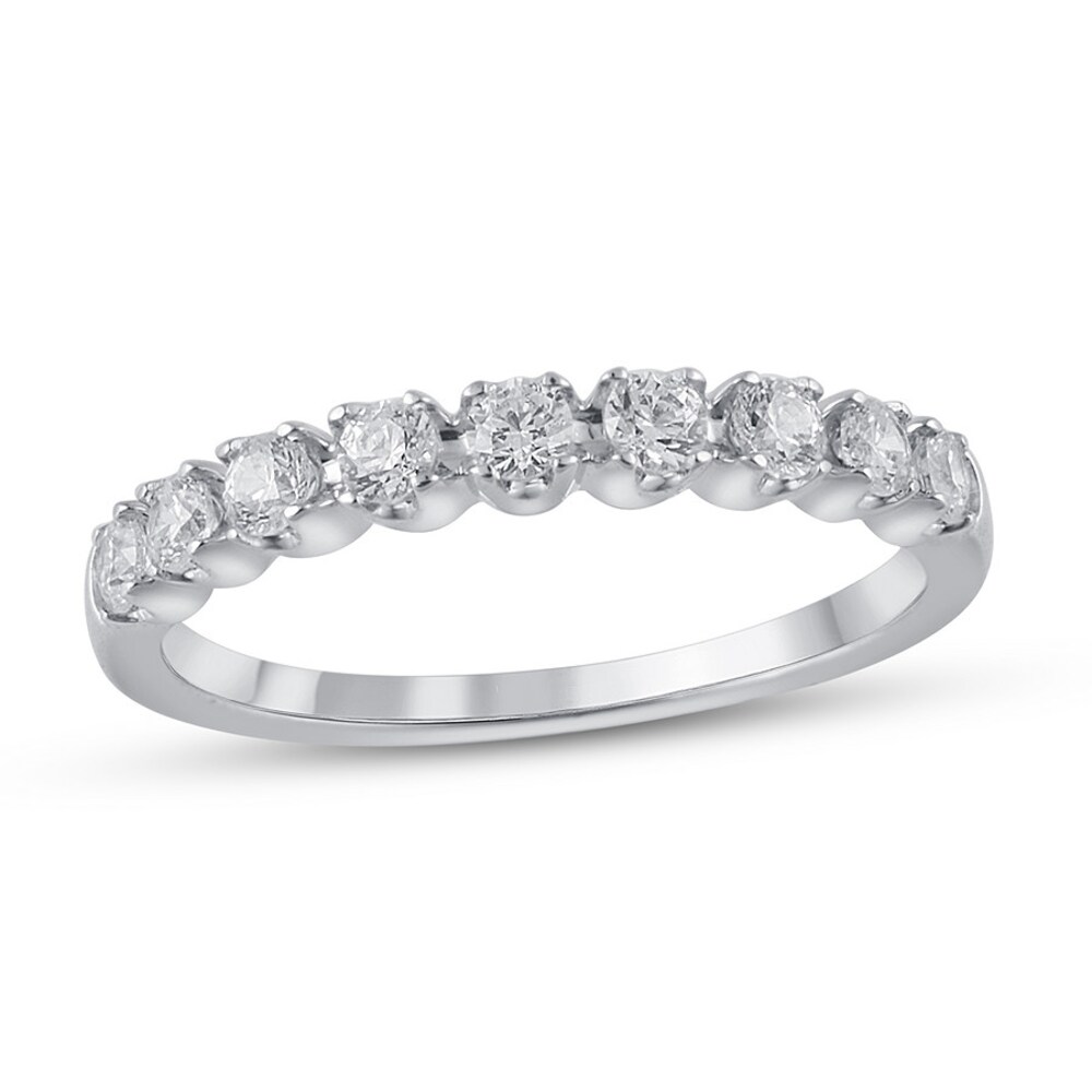 Diamond Anniversary Band 1/2 ct tw Round-cut Platinum D5NvDQiT Diamond Anniversary Band 1/2 ct tw Round-cut Platinum D5NvDQiT