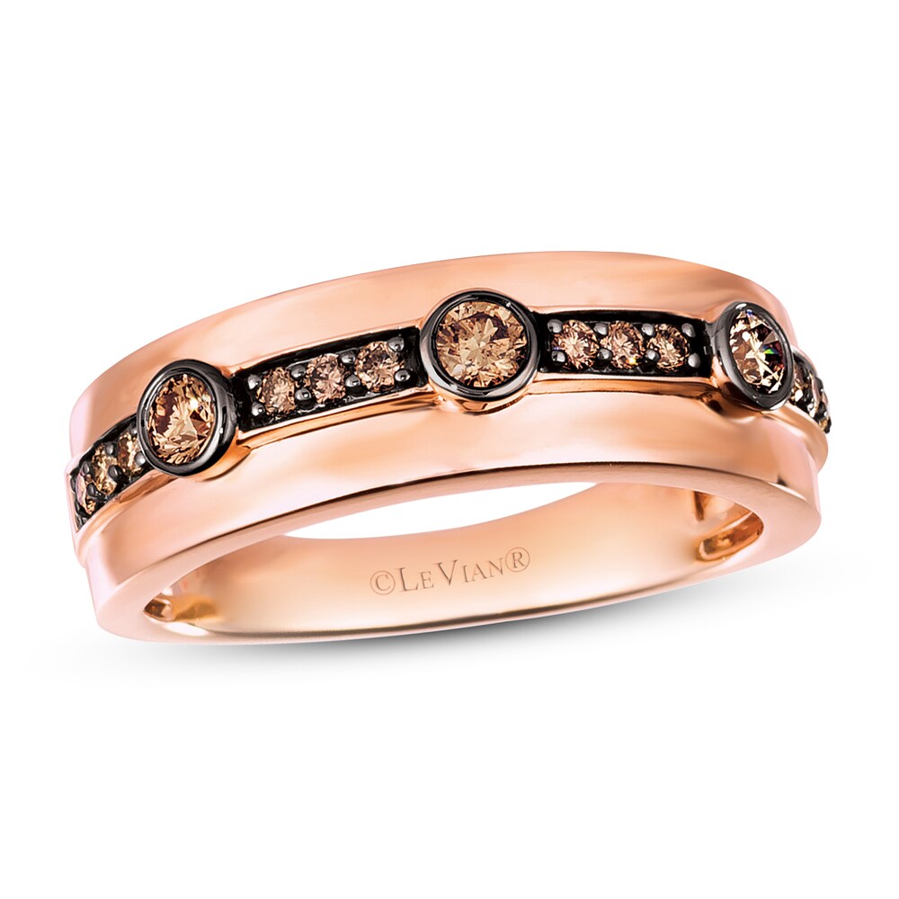 Le Vian Men's Diamond Ring 1/2 ct tw 14K Strawberry Gold D7Wp6voh Le Vian Men's Diamond Ring 1/2 ct tw 14K Strawberry Gold D7Wp6voh