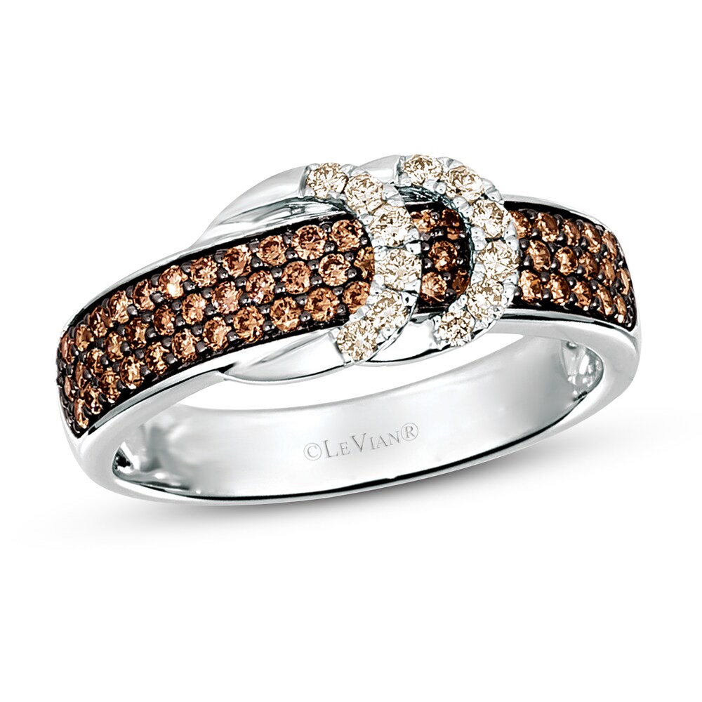 Le Vian Diamond Ring 5/8 ct tw Round 14K Vanilla Gold DI8ZLu4S Le Vian Diamond Ring 5/8 ct tw Round 14K Vanilla Gold DI8ZLu4S