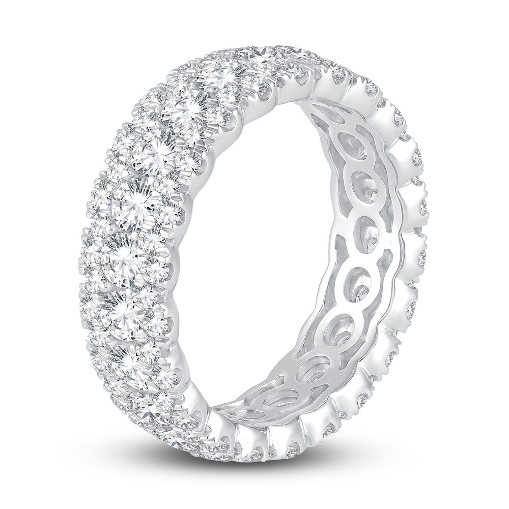 Diamond Eternity Band 3 ct tw Round 14K White Gold DNU4nUsZ Diamond Eternity Band 3 ct tw Round 14K White Gold DNU4nUsZ