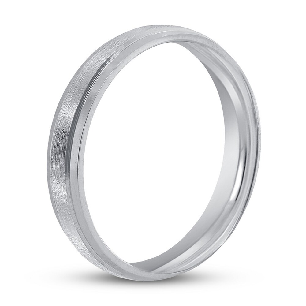 Wedding Band Brushed Platinum 4mm DReUzm8a Wedding Band Brushed Platinum 4mm DReUzm8a