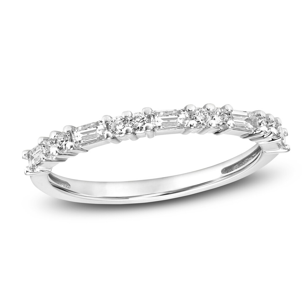Diamond Anniversary Band 1/3 ct tw Baguette/Round 14K White Gold DYe7Pzvj Diamond Anniversary Band 1/3 ct tw Baguette/Round 14K White Gold DYe7Pzvj