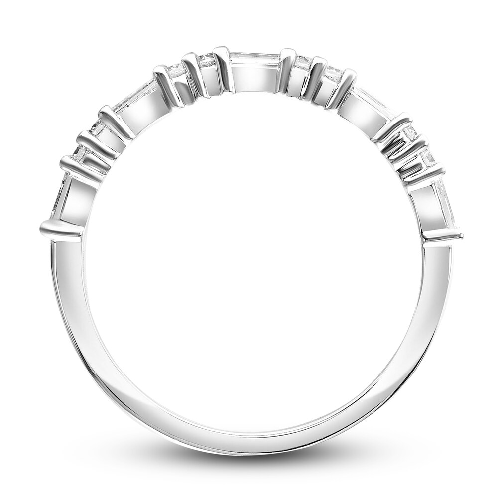 Diamond Anniversary Band 1/3 ct tw Baguette/Round 14K White Gold DYe7Pzvj Diamond Anniversary Band 1/3 ct tw Baguette/Round 14K White Gold DYe7Pzvj