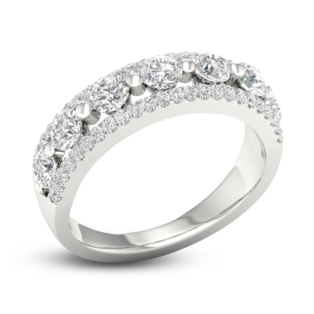 Diamond Anniversary Band 7/8 ct tw Round 14K White Gold DguqcPNY