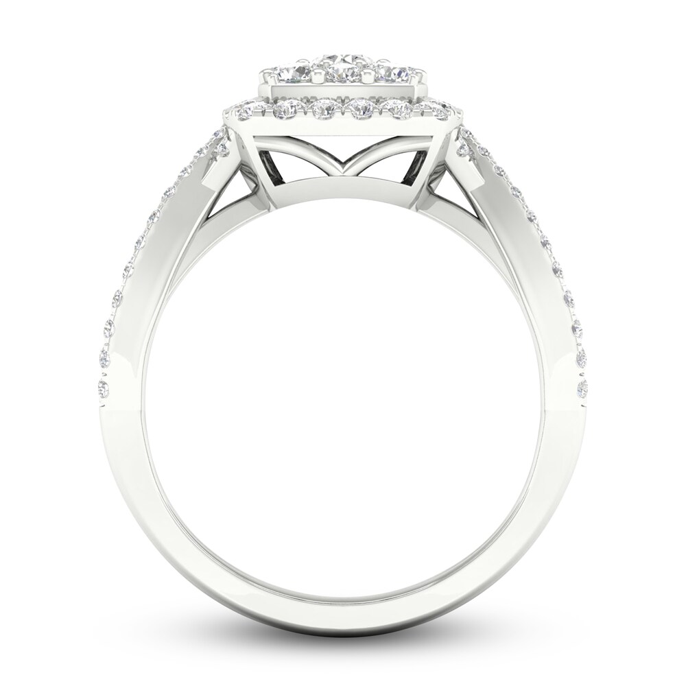 Diamond Ring 1 ct tw Round 14K White Gold Dn1GFif4 Diamond Ring 1 ct tw Round 14K White Gold Dn1GFif4