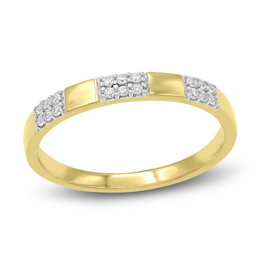 Diamond Stackable Anniversary Band 1/10 ct tw Round 14K Yellow Gold DqqJCcXi Diamond Stackable Anniversary Band 1/10 ct tw Round 14K Yellow Gold DqqJCcXi