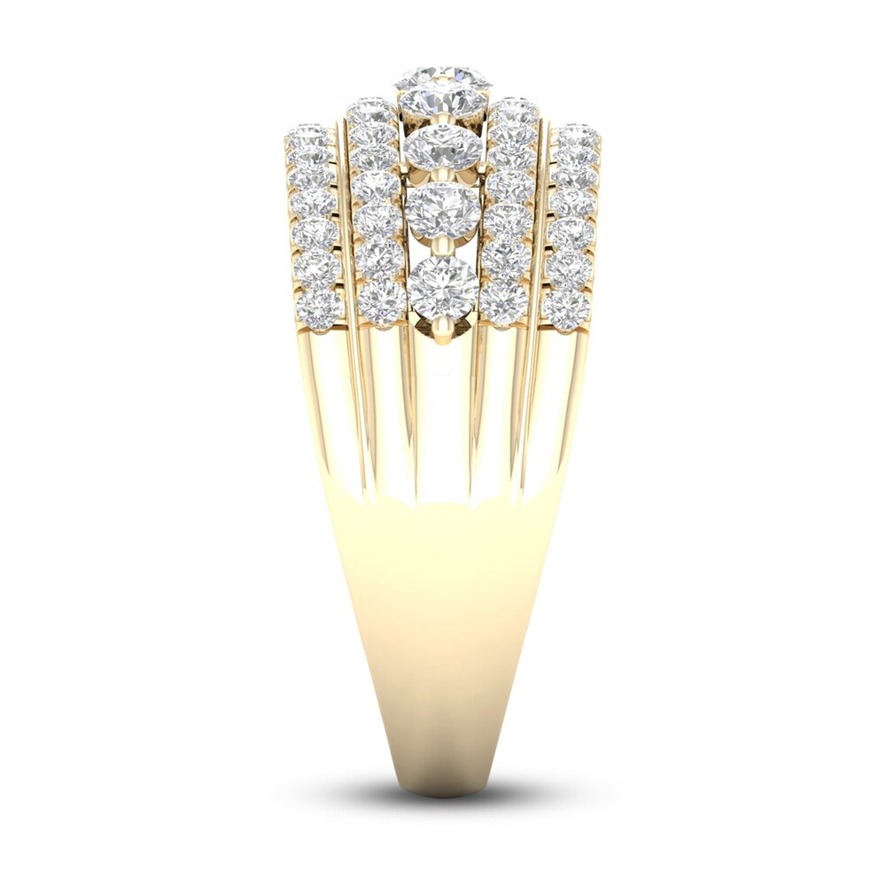 Diamond Ring 1 ct tw Round 10K Yellow Gold DzK01yWs