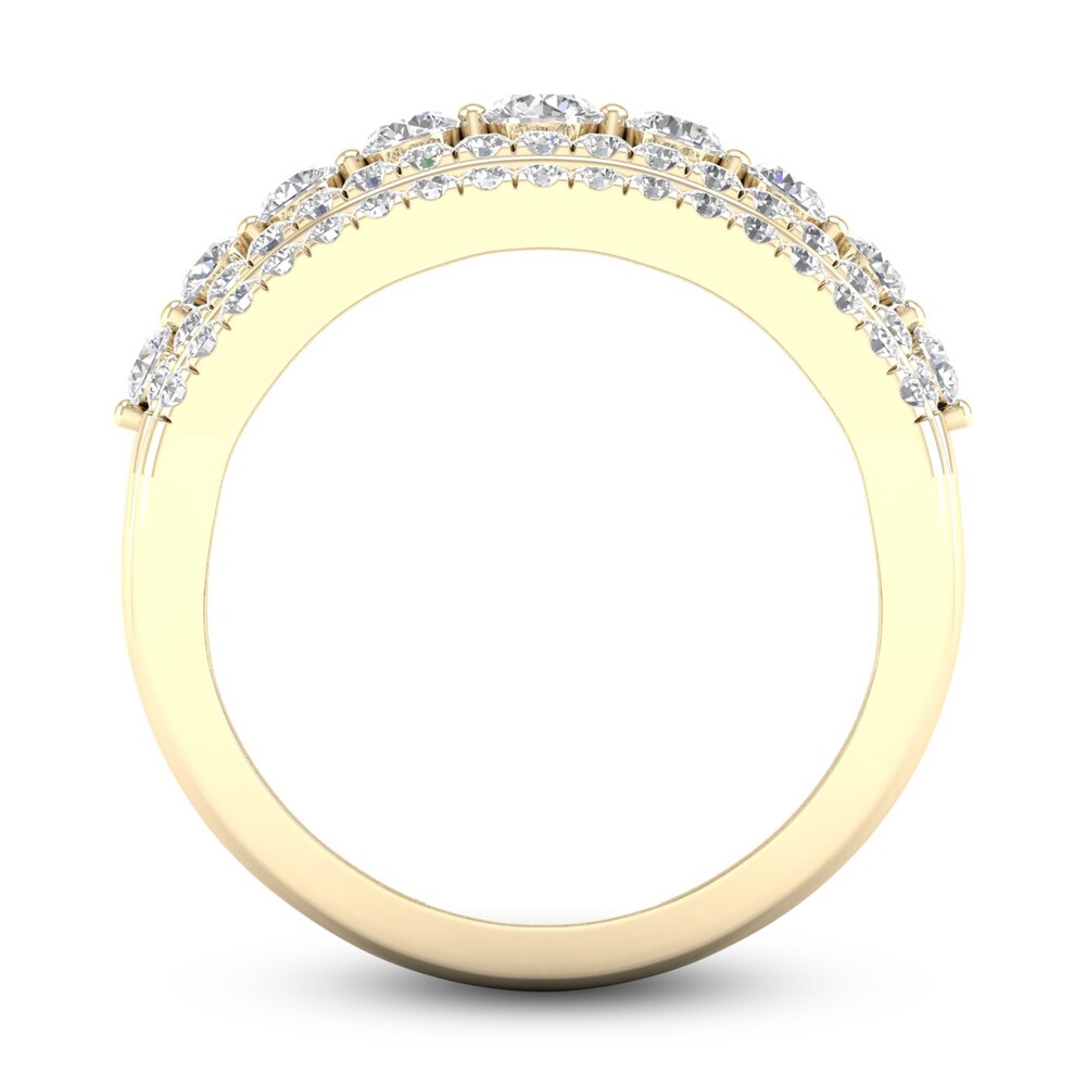Diamond Ring 1 ct tw Round 10K Yellow Gold DzK01yWs