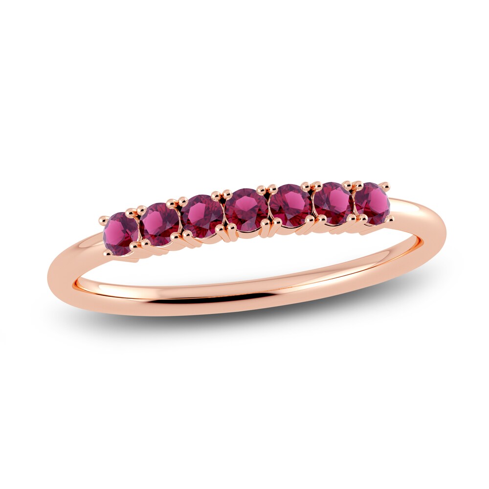 Juliette Maison Natural Rhodalite Garnet Half Eternity Ring 10K Rose Gold E52UbhKZ Juliette Maison Natural Rhodalite Garnet Half Eternity Ring 10K Rose Gold E52UbhKZ