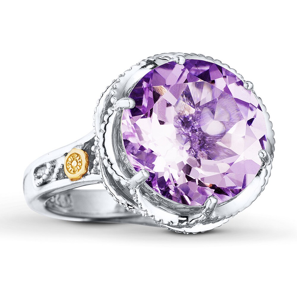 Tacori Amethyst Ring Sterling Silver/18K Yellow Gold 13.0mm E682NaY3 Tacori Amethyst Ring Sterling Silver/18K Yellow Gold 13.0mm E682NaY3