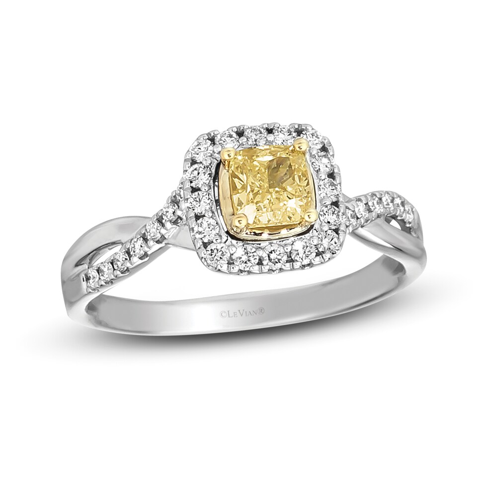 Le Vian Sunny Yellow Diamond Ring 3/4 ct tw 14K Two-Tone Gold E93U2KcY Le Vian Sunny Yellow Diamond Ring 3/4 ct tw 14K Two-Tone Gold E93U2KcY