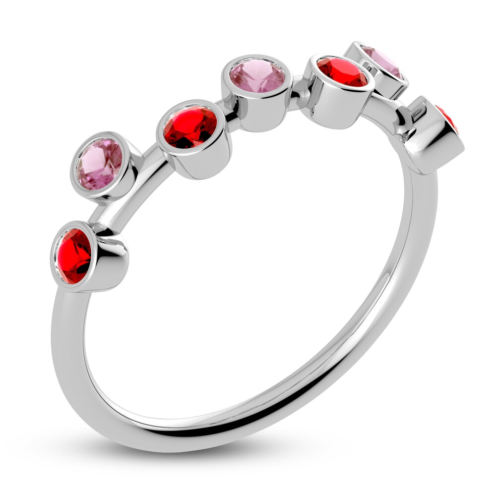 Juliette Maison Natural Pink Tourmaline & Natural Ruby Ring 10K White Gold E9p1Sodh Juliette Maison Natural Pink Tourmaline & Natural Ruby Ring 10K White Gold E9p1Sodh