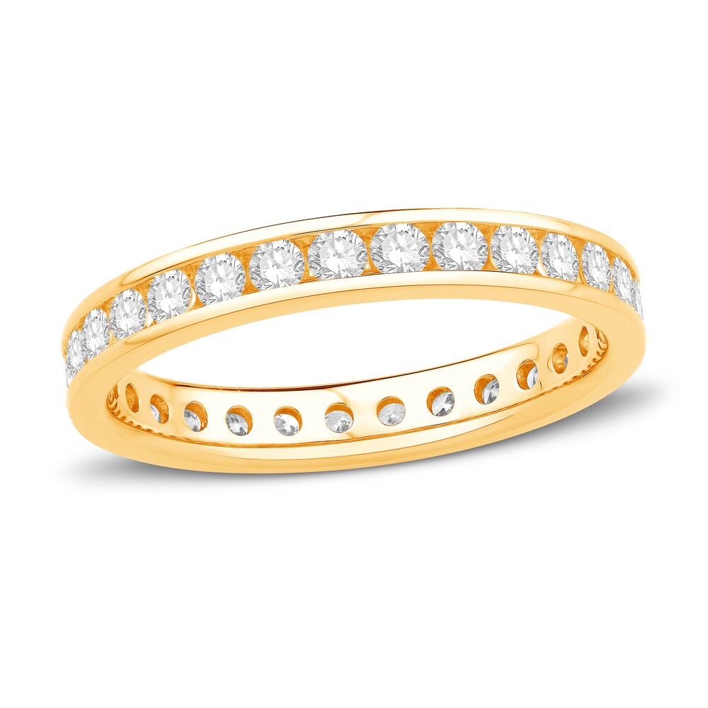 Diamond Eternity Band 1 ct tw Round 14K Yellow Gold EAt8kiut Diamond Eternity Band 1 ct tw Round 14K Yellow Gold EAt8kiut