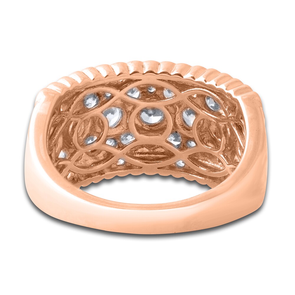 Diamond Wave Anniversary Band 2 ct tw Round 14K Rose Gold EB0akFJN Diamond Wave Anniversary Band 2 ct tw Round 14K Rose Gold EB0akFJN