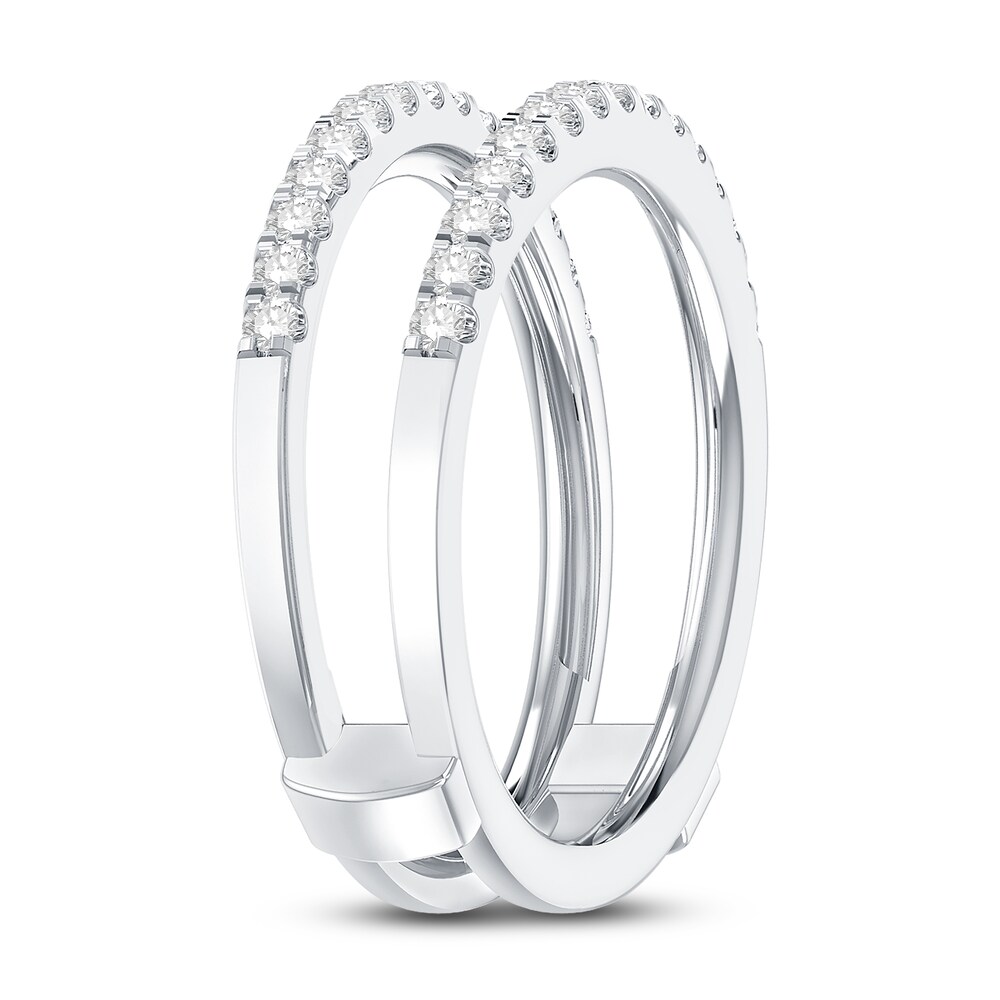 Diamond Enhancer Ring 3/8 ct tw Round Platinum EKS5IBto Diamond Enhancer Ring 3/8 ct tw Round Platinum EKS5IBto