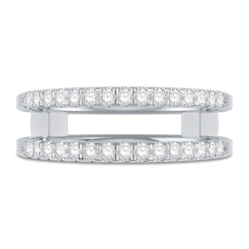 Diamond Enhancer Ring 3/8 ct tw Round Platinum EKS5IBto Diamond Enhancer Ring 3/8 ct tw Round Platinum EKS5IBto