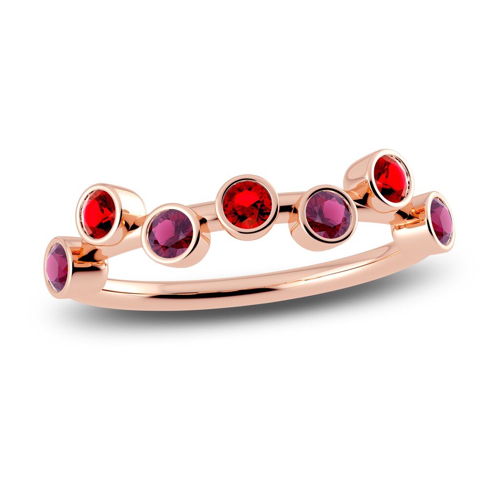 Juliette Maison Natural Ruby & Natural Rhodolite Garnet Ring 10K Rose Gold EWW0Yf1Y Juliette Maison Natural Ruby & Natural Rhodolite Garnet Ring 10K Rose Gold EWW0Yf1Y