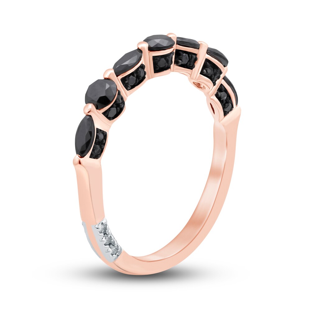 Pnina Tornai Exclusively Yours Black Diamond Anniversary Ring 1 ct tw Marquise/Round 14K Rose Gold EfZZV9Qa Pnina Tornai Exclusively Yours Black Diamond Anniversary Ring 1 ct tw Marquise/Round 14K Rose Gold EfZZV9Qa