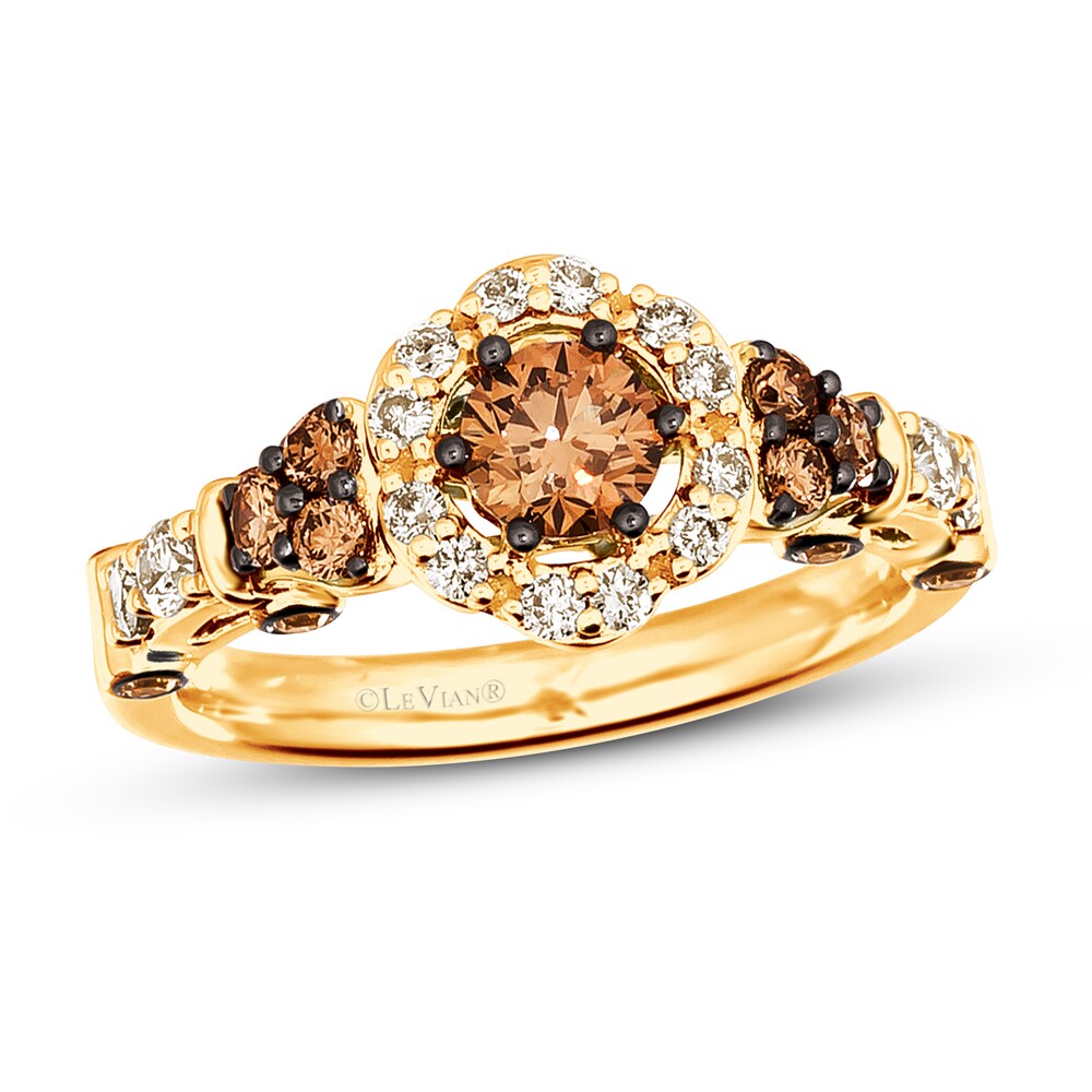 Le Vian Chocolate Diamond Ring 1 ct tw 14K Honey Gold EqN5MMi9 Le Vian Chocolate Diamond Ring 1 ct tw 14K Honey Gold EqN5MMi9