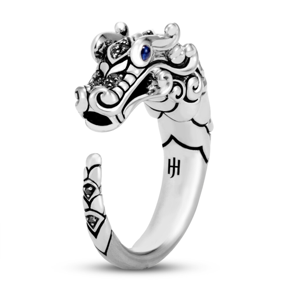 John Hardy Legends Naga Brushed Ring Black Sapphire Sterling Silver Euw7Uw93 John Hardy Legends Naga Brushed Ring Black Sapphire Sterling Silver Euw7Uw93