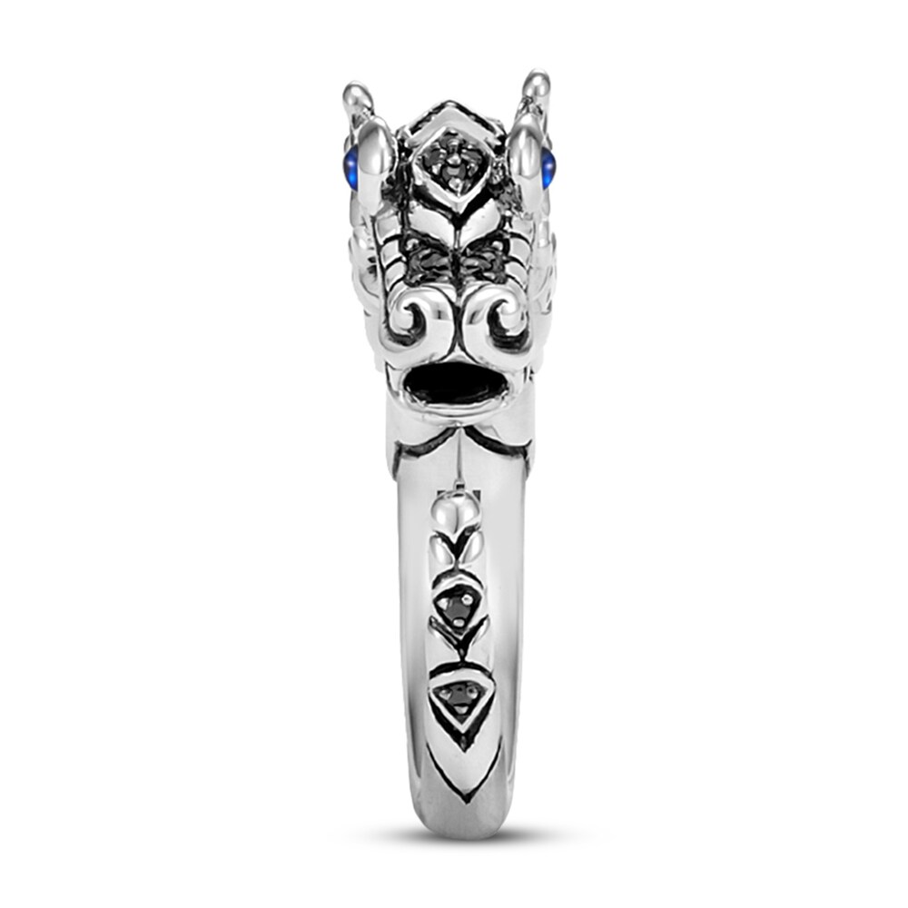 John Hardy Legends Naga Brushed Ring Black Sapphire Sterling Silver Euw7Uw93 John Hardy Legends Naga Brushed Ring Black Sapphire Sterling Silver Euw7Uw93