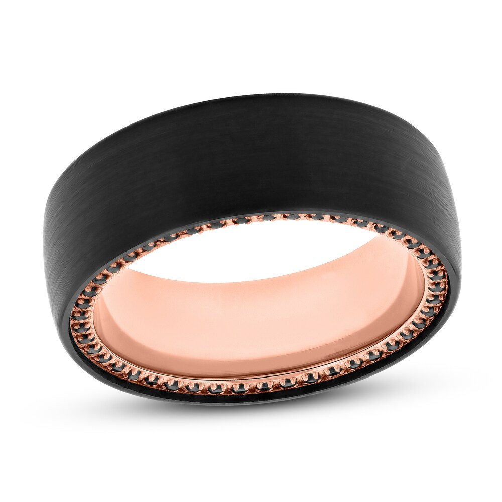 Men's Black Sapphire Tungsten Carbide Wedding Band EyMVm6WU Men's Black Sapphire Tungsten Carbide Wedding Band EyMVm6WU